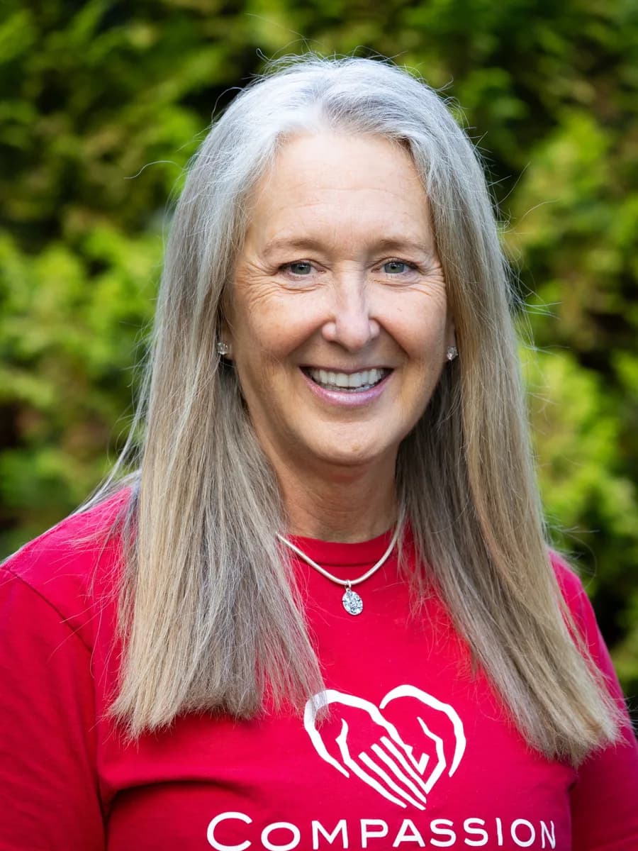 Portrait of Angie Milne, Part-time Volunteer Coordinator at Compassion Society of Halton.